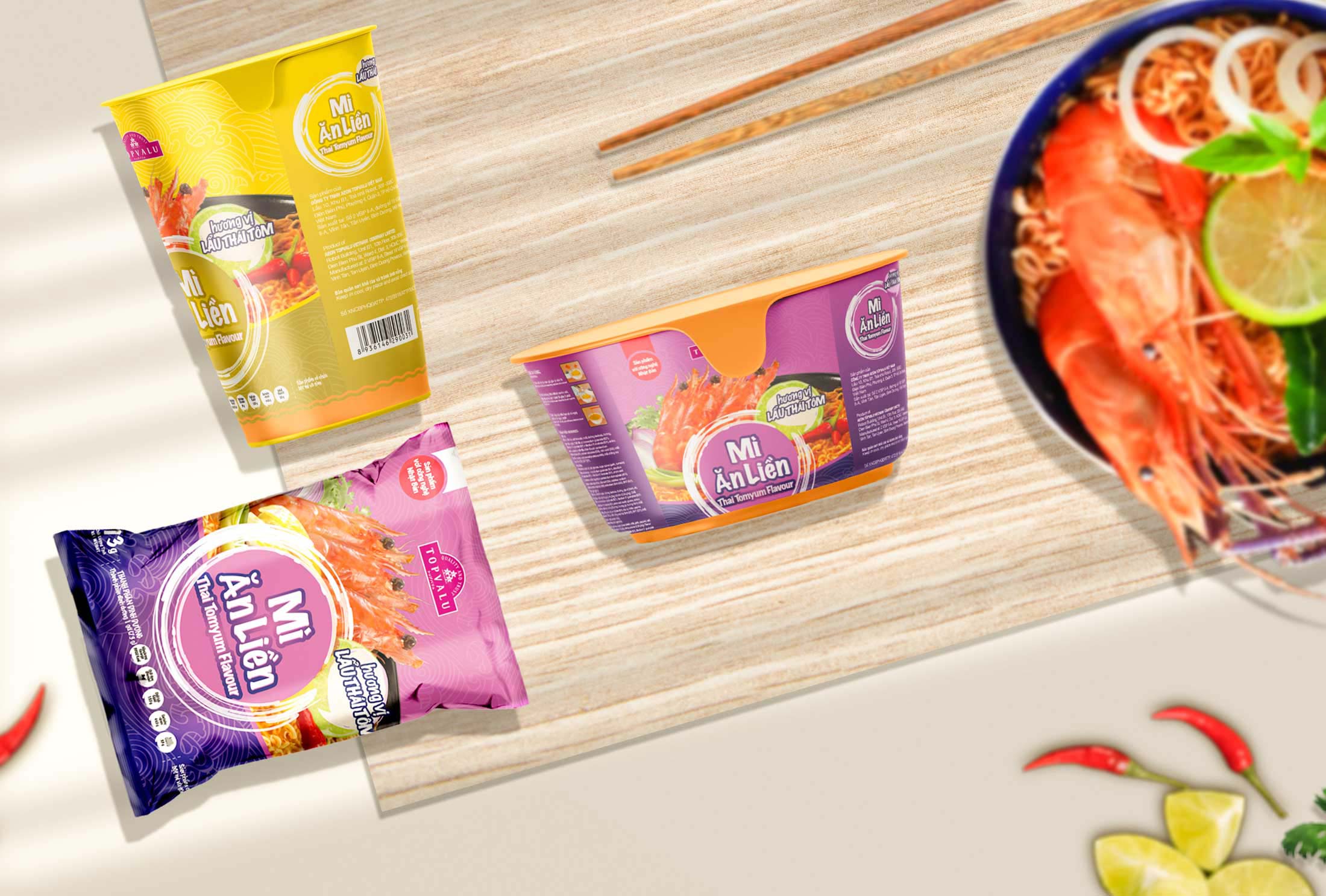 Mì ăn liền Topvalu